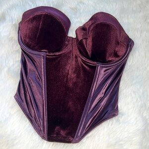 Victoria’s Secret Velvet Bustier